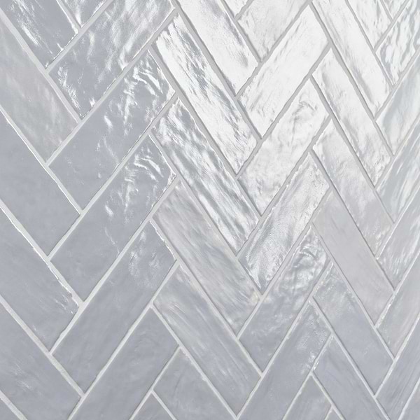 Montauk Sky Blue 2x8 Mixed Finish Ceramic Tile