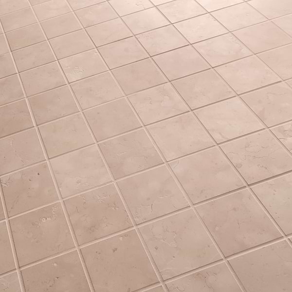 Rosa Perlino 4x4 Brushed Marble Tile