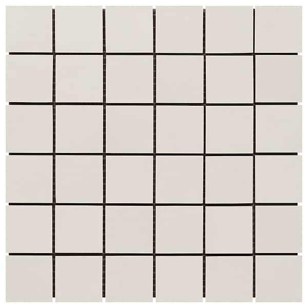 Clay Calm White 2x2 Matte Porcelain Mosaic