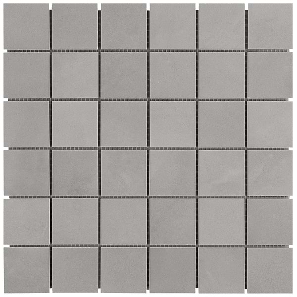 Clay Fancy Gray 2x2 Matte Porcelain Mosaic
