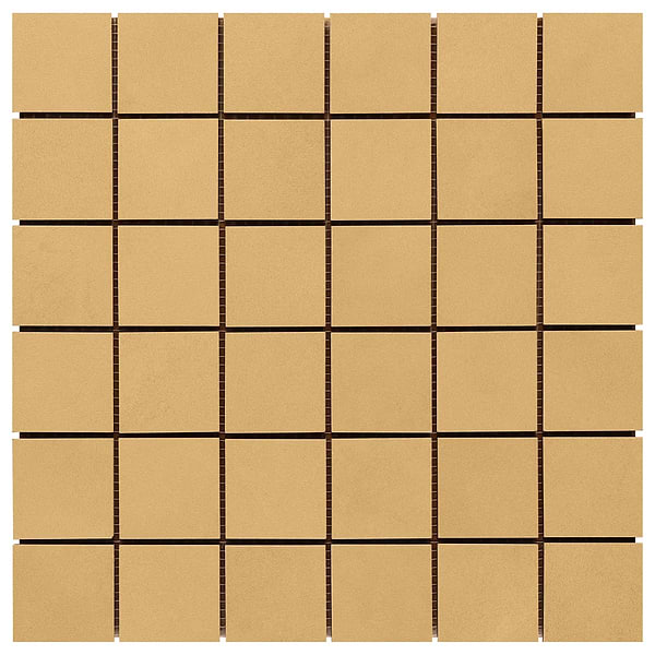 Clay Glee Yellow 2x2 Matte Porcelain Mosaic
