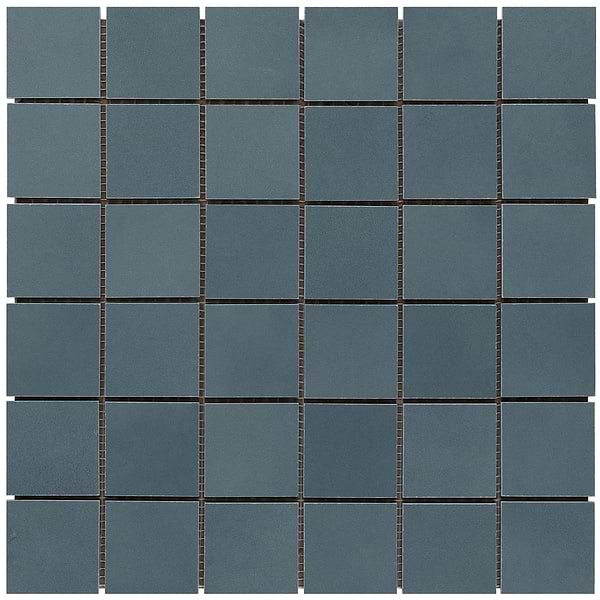 Clay Karma Blue 2x2 Matte Porcelain Mosaic