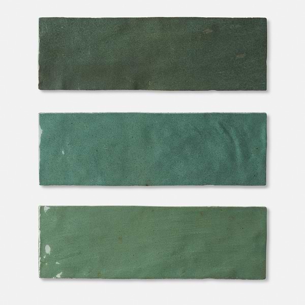 Portmore Green 3x8 Glossy Ceramic Subway Tile