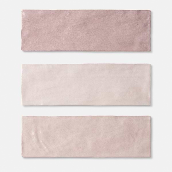 Portmore Pink 3x8 Glossy Ceramic Subway Tile