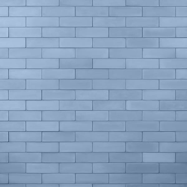 Color One Moon Blue 2x8 Matte Cement Tile