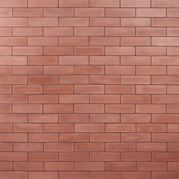 Color One Cotto Red 2x8 Matte Cement Tile