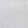 Nabi Subway Arctic Blue 4.5x9 Fluted Ridged Crackled Glossy Glass Tile