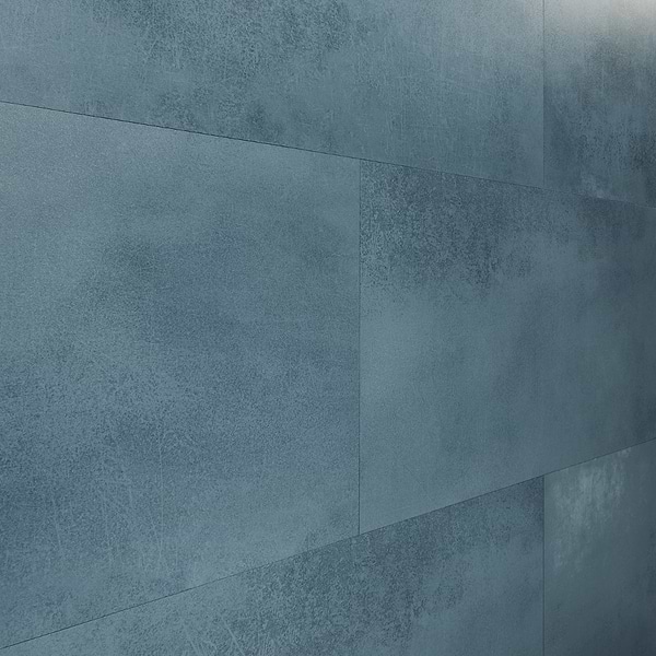 Bond LVT Indio Blue 12x24 Glue Down Luxury Vinyl Tile 12 mil wear layer