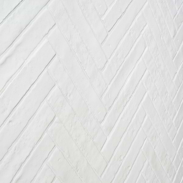 Wabi Sabi Snow White 1.5x9 Matte Ceramic Tile