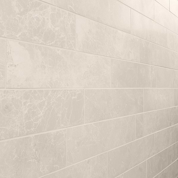 Marmo Perfetto Crema Beige 4x16 Semi-Polished Porcelain Tile