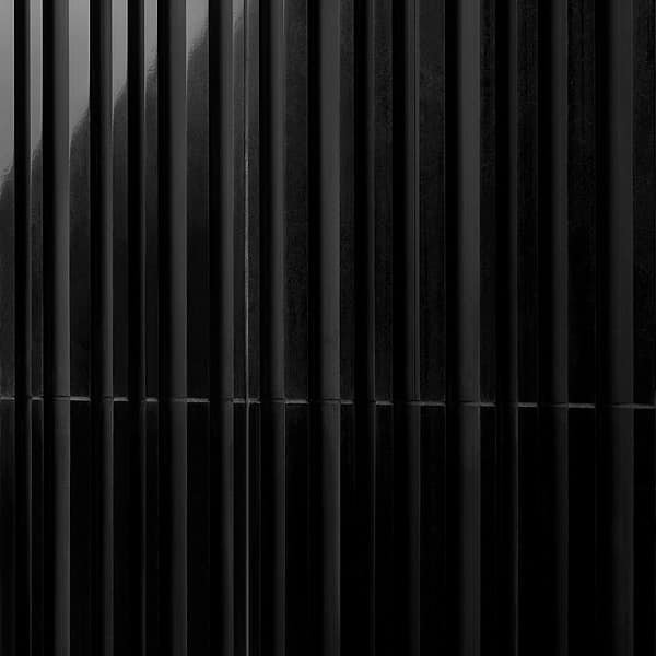 Stonework Barcode Black Jade 12x24 Dimensional Polished Marble Tile