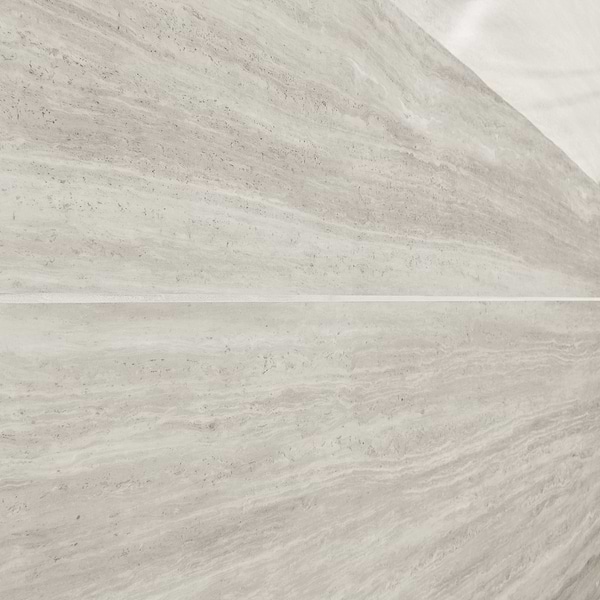 Nashville Gray 24x48 Travertine Look Polished Porcelain Tile