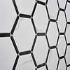 Sagon Bianco White 9" Hexagon Matte Porcelain Tile