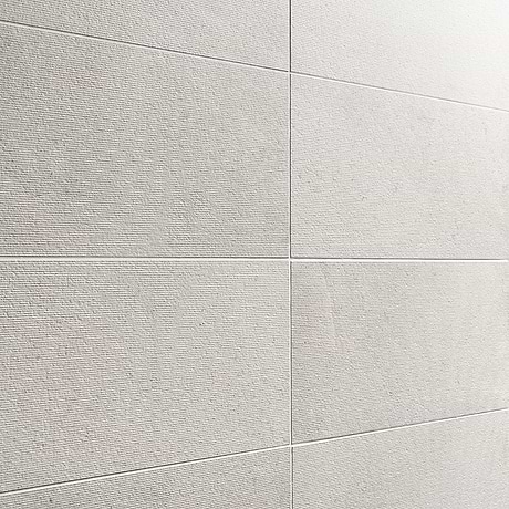 New Rock Perla White 12x24 Chiseled Limestone Look Matte Porcelain Tile 