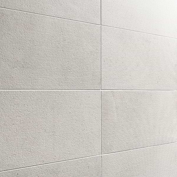 New Rock Perla White 12x24 Chiseled Limestone Look Matte Porcelain Tile 