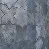 Parma Denim Blue Matte Star and Denim Blue Matte Cross 6&quot; Terracotta Look Porcelain Tile