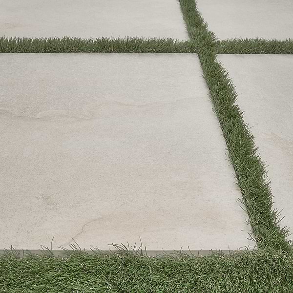Disco-Acadia Warm Linen White 24x24 Limestone Look Matte Porcelain 2CM Outdoor Paver