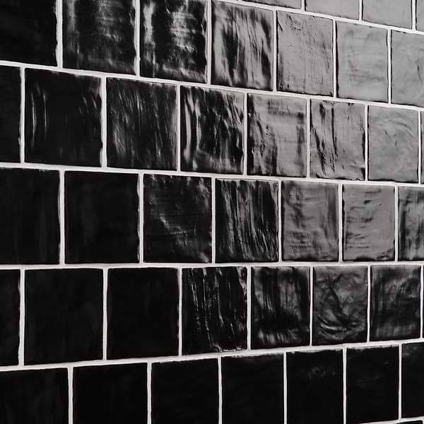 Montauk Jet 4x4 Mixed Finish Ceramic Tile