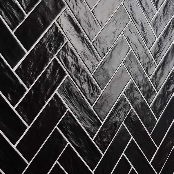 Montauk Jet 2x8 Mixed Finish Ceramic Tile