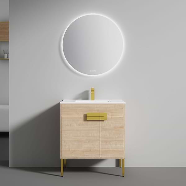 Portofino 30'' Maple Vanity And Counter