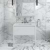 Luxe Collection  36" White Gloss Vanity; in Style Ideas Contemporary, Mid Century, Modern, Transitional