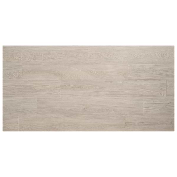 Millie Smoke Gray 10x60 XL Wood Look Matte Porcelain Tile in Gray, View 5, open zoomed image