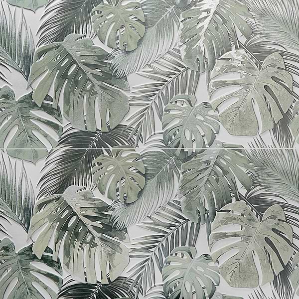 Botanic Chiaro Green 24x48 Textured Matte Ceramic Tile