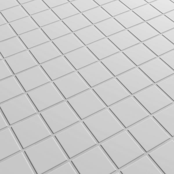 Serenity White 2x2 Matte Porcelain Mosaic Tile