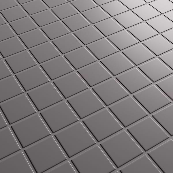 Serenity Dark Gray 2x2 Matte Porcelain Mosaic Tile