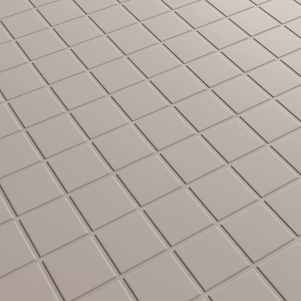 Serenity Taupe Gray  2x2 Matte Porcelain Mosaic Tile