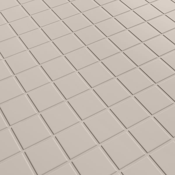 Serenity Pearl Beige 2x2 Matte Porcelain Mosaic Tile