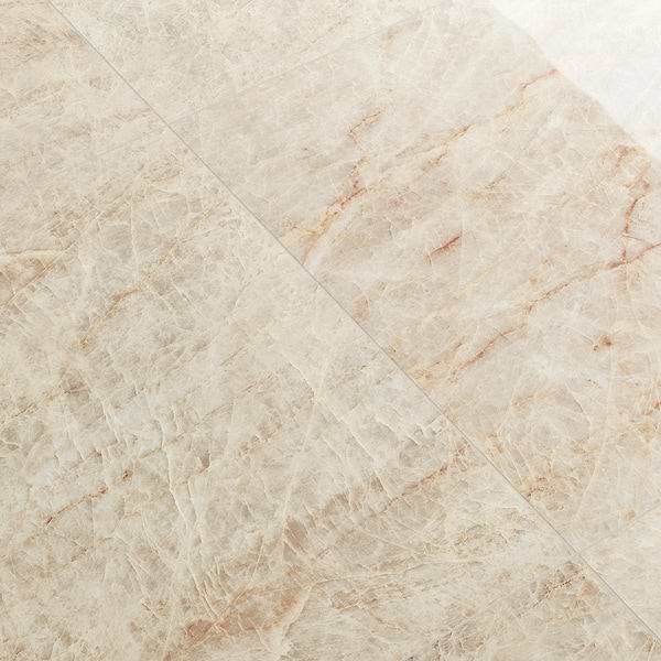 Grand Taj Mahal Champagne Beige 24x48 Stone Look Polished Porcelain Tile in Beige, View 5, open zoomed image