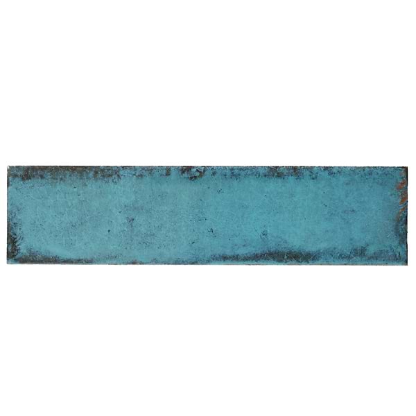 Castle Denim Blue 3x12 Polished Ceramic Subway Tile in Blue, View 5, open zoomed image