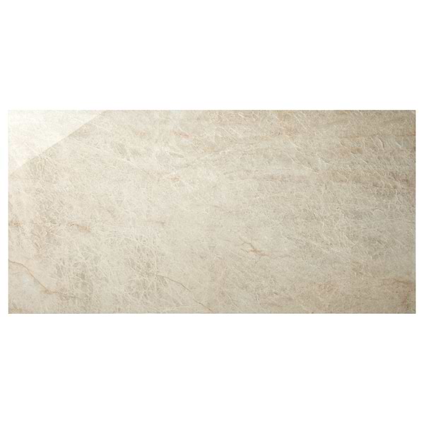 Grand Taj Mahal Fawn Beige 24x48 Stone Look Polished Porcelain Tile in Beige, View 5, open zoomed image