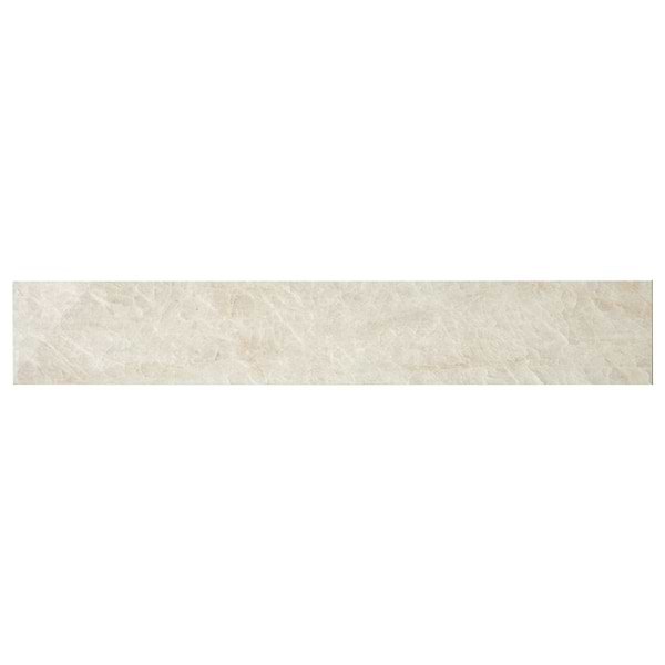 Grand Taj Mahal Pearl Beige 4x24 Stone Look Polished Porcelain Tile in Beige, View 5, open zoomed image