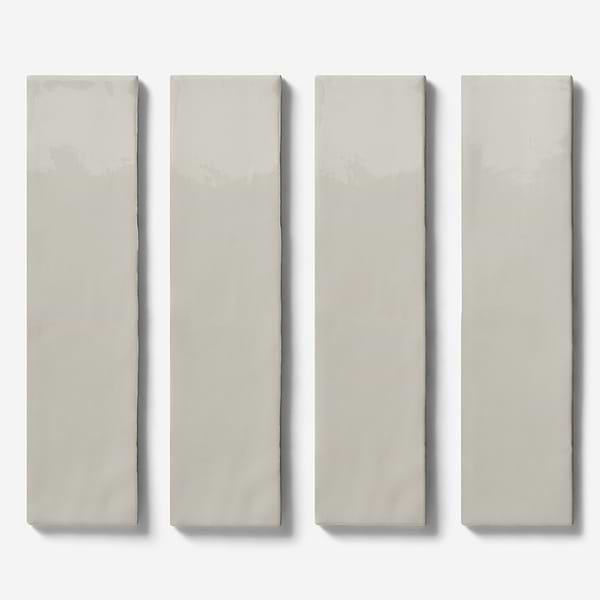 Lancaster Dove Gray 3x12 Polished Ceramic Wall Tile