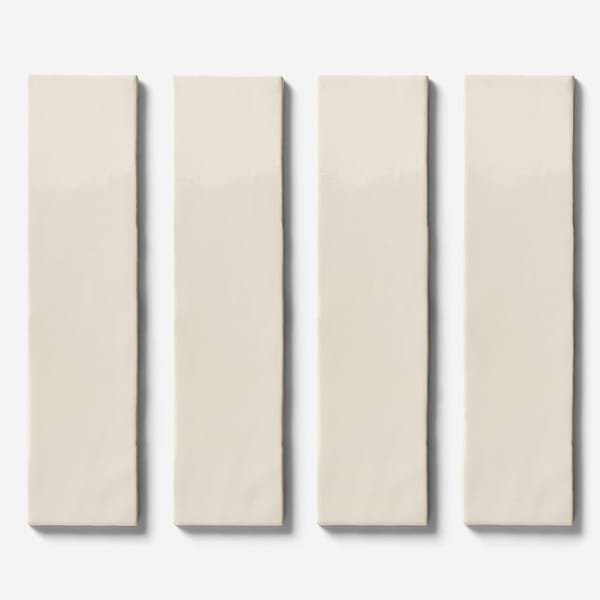 Lancaster Vanilla Cream Ivory 3x12 Polished Ceramic Subway Tile
