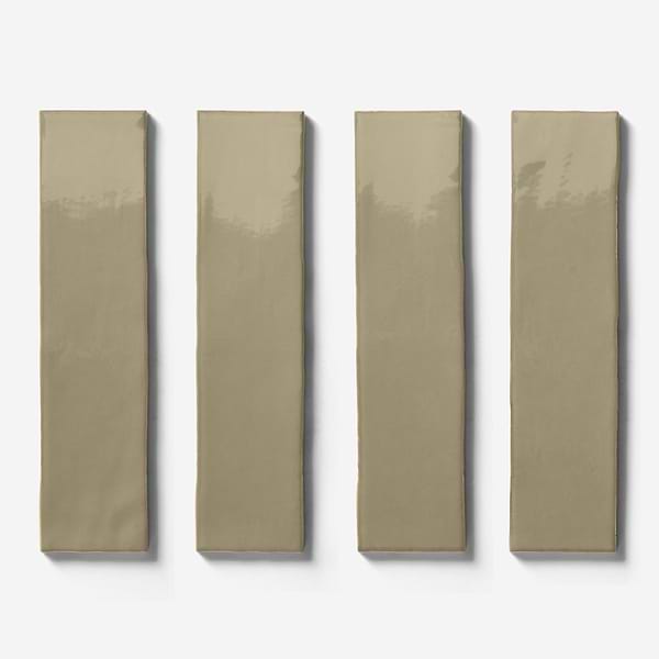 Lancaster Celery Green 3x12 Polished Ceramic Subway Wall Tile