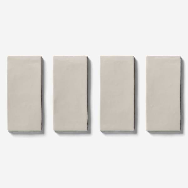 Lancaster Dove Gray 3x6 Polished Ceramic Wall Tile