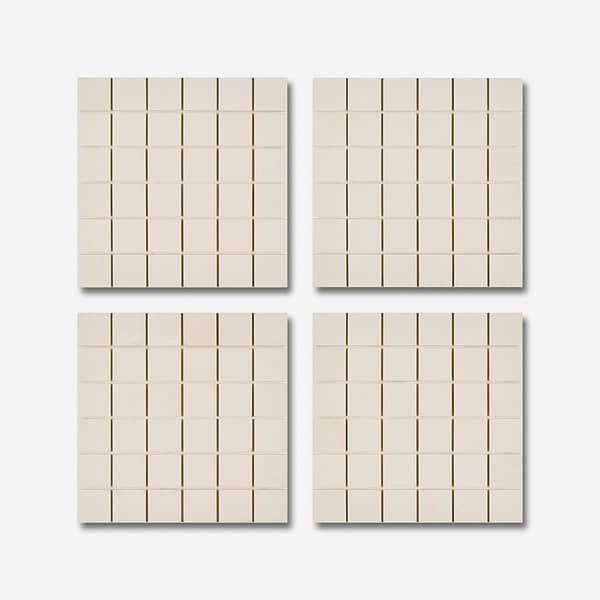 Simena Beige 2x2 Honed Limestone Mosaic Tile
