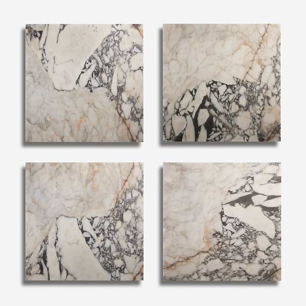 Calacatta Monet 24x24 Honed Marble Tile