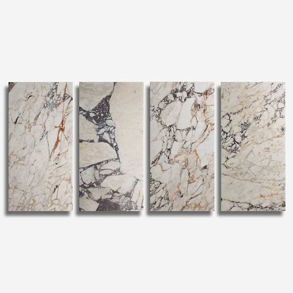 Calacatta Monet 12x24 Honed Marble Tile