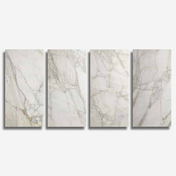 Calacatta Verde Premium 12x24 Honed Marble Tile
