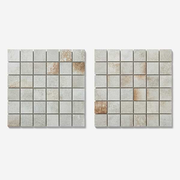 Flatiron 2.0 White 2x2 Matte Porcelain Mosaic Tile by Angela Harris in White, View 5, open zoomed image