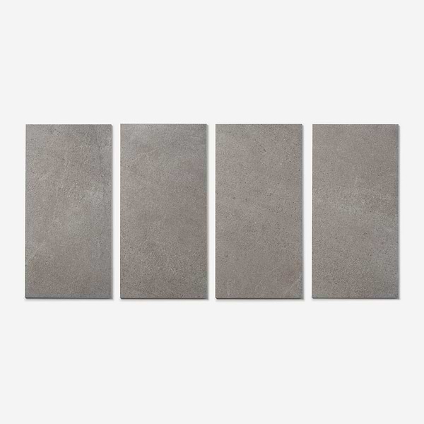 Rushmore Rock Gray 12x24 Matte Porcelain Tile in Gray, View 4, open zoomed image
