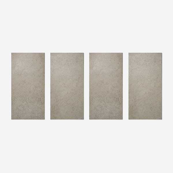Corretta Wave Warm Gray 24x48 Semi-Polished Porcelain Tile in Gray, View 5, open zoomed image