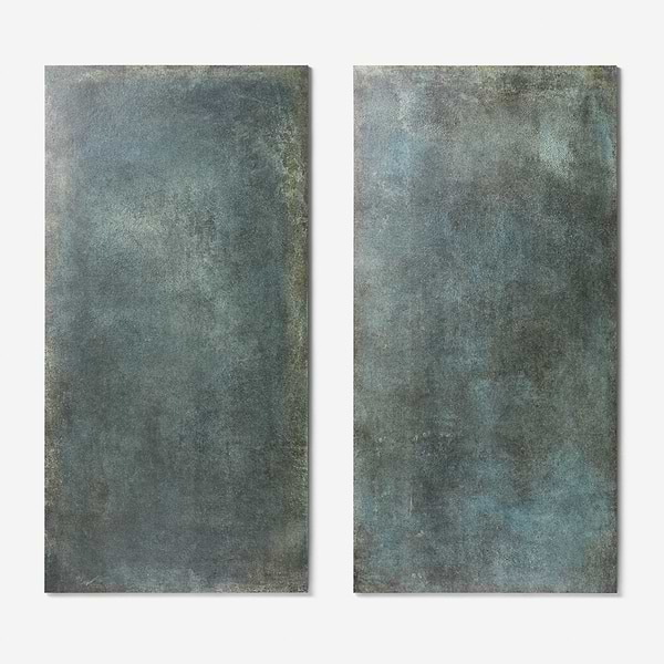 Flatiron 2.0 Aquamarine Green 24x48 Matte Porcelain Tile by Angela Harris in Green, View 6, open zoomed image