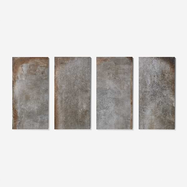 Flatiron 2.0 Graphite Gray 12x24 Matte Porcelain Tile by Angela Harris in Charcoal, View 5, open zoomed image