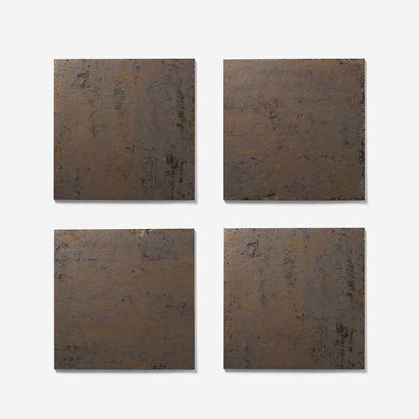 Portrait Copper 24x24 Matte Porcelain Tile in Bronze, View 5, open zoomed image