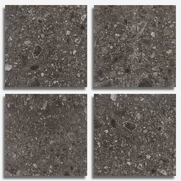 Rizo Charcoal Gray 24x24 Matte Porcelain Tile in Charcoal, View 5, open zoomed image